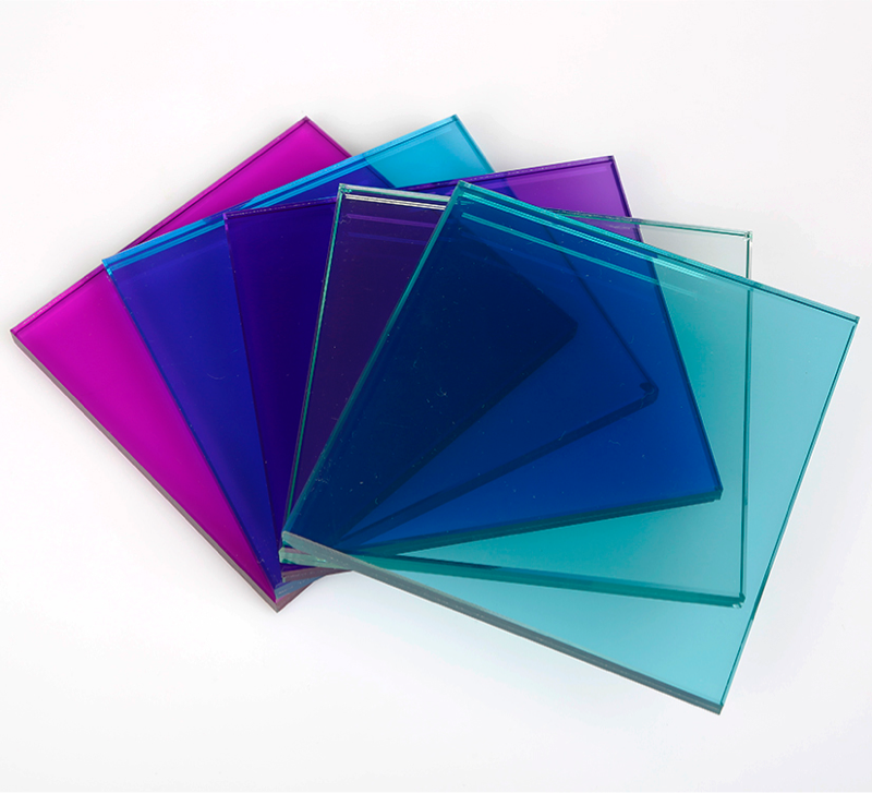 Renkli Lamine Cam